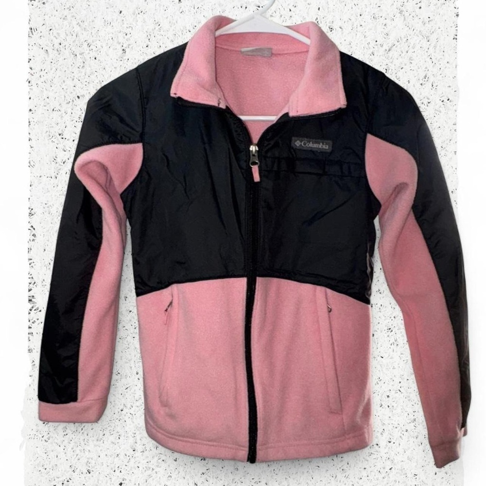 Youth Columbia pink and black jacket Size M #outdoor